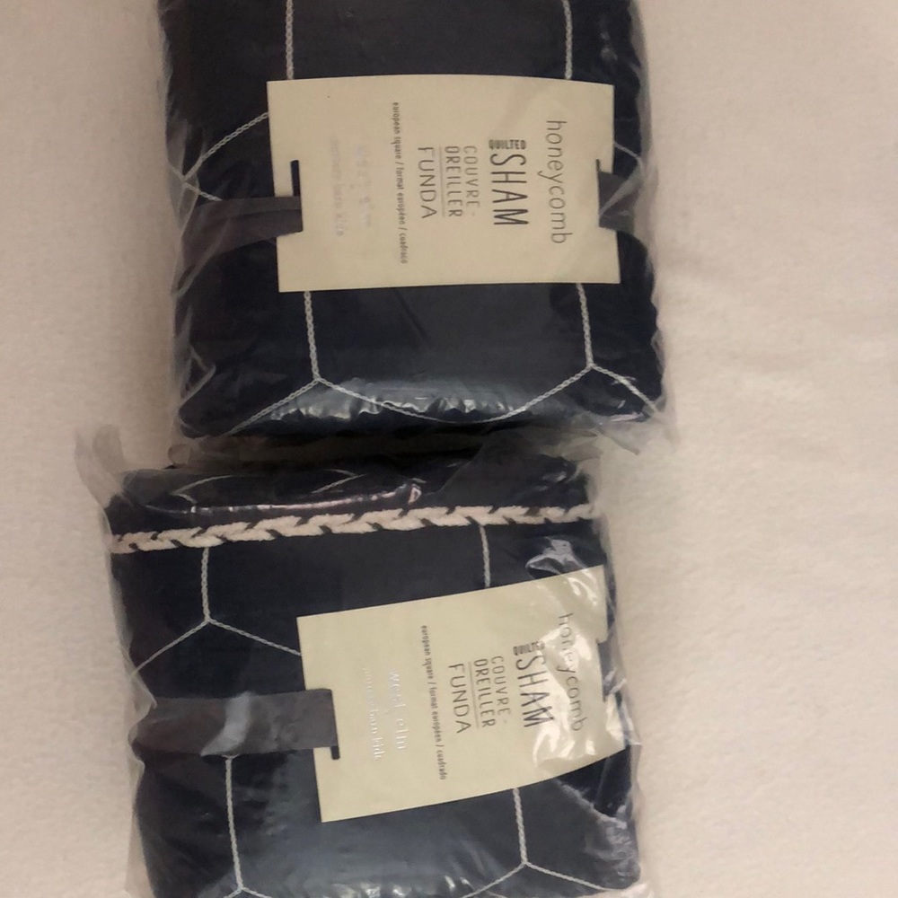 West Elm quilted sham